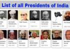 A list of former president, from Ram Nath Kovind to Rajendra prasad