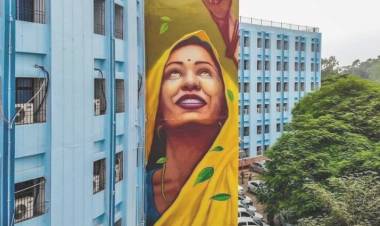 पटनावासियों का सेल्फी डेस्टिनेशन, विद्युत भवन की कैनवास बन चुकी दीवारें बोलती हैं